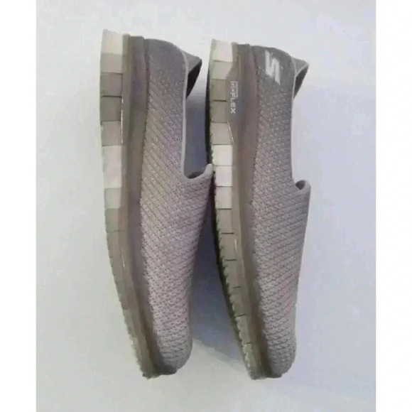 Skechers Womens Go Flex Walking Shoes Gray 14014 TPE Low Top Mesh Slip Ons 8.5 - Picture 4 of 8